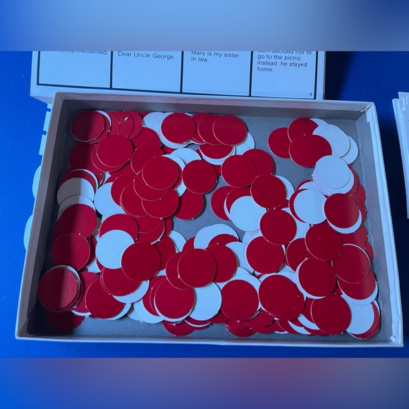 100% Complete! Vintage 1975 Punctuation Bingo Game T-108 Classroom Teaching - Picture 6 of 9